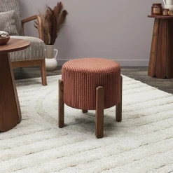 Pufa tapicerowana Modern miedziana * HowHomely Online