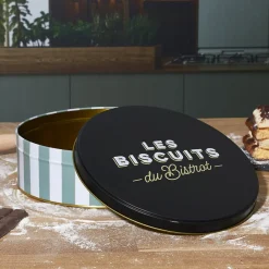 Puszka na ciastka Bistrot zielone pasy * HowHomely Discount