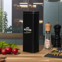 Puszka na makaron Bistrot czarna * HowHomely Clearance