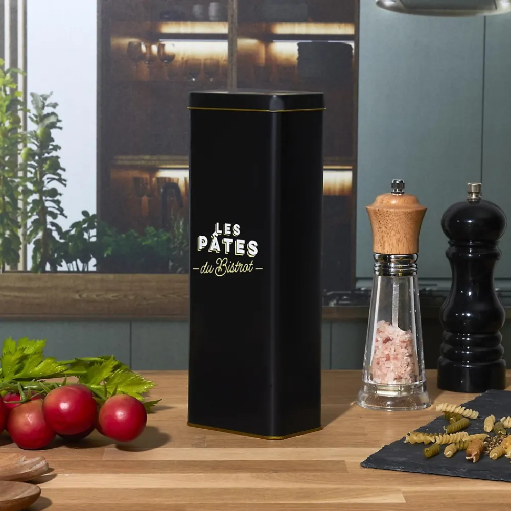 Puszka na makaron Bistrot czarna * HowHomely Clearance