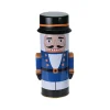 Puszka Nutcracker niebieska 24 cm * Excellent Houseware Sale