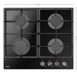 Płyta gazowa PGCD6100BoB * Amica Outlet