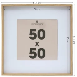 Ramka na zdjęcia Axel 50 x 50 cm brązowa