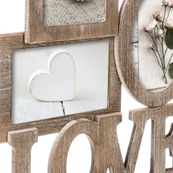 Ramka ścienna na 6 zdjęć Love brązowa * Atmosphera Online