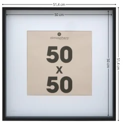 Ramka na zdjęcia Axel 50 x 50 cm czarna * Atmosphera Best