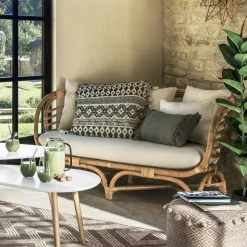 Rattanowa sofa 2 osobowa Farah