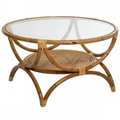 Rattanowy stolik kawowy Farah 90 cm