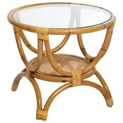 Rattanowy stolik Farah 59 cm * Atmosphera Hot
