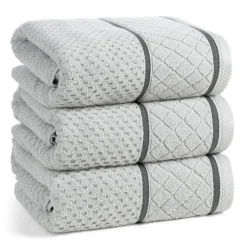 Ręcznik FAVORI bawełna zero twist srebrny 50x90 cm