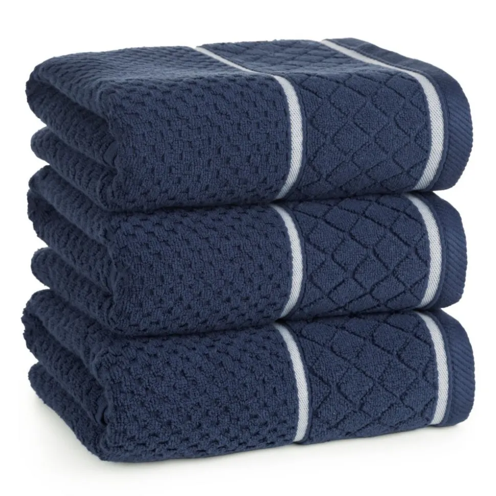 Ręcznik FAVORI bawełna zero twist granat 70x140 cm