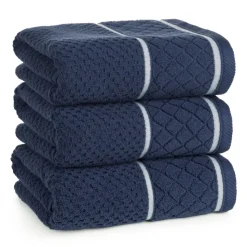 Ręcznik FAVORI bawełna zero twist granat 30x50 cm