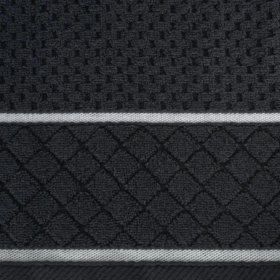 Ręcznik FAVORI bawełna zero twist czarny 70x140 cm