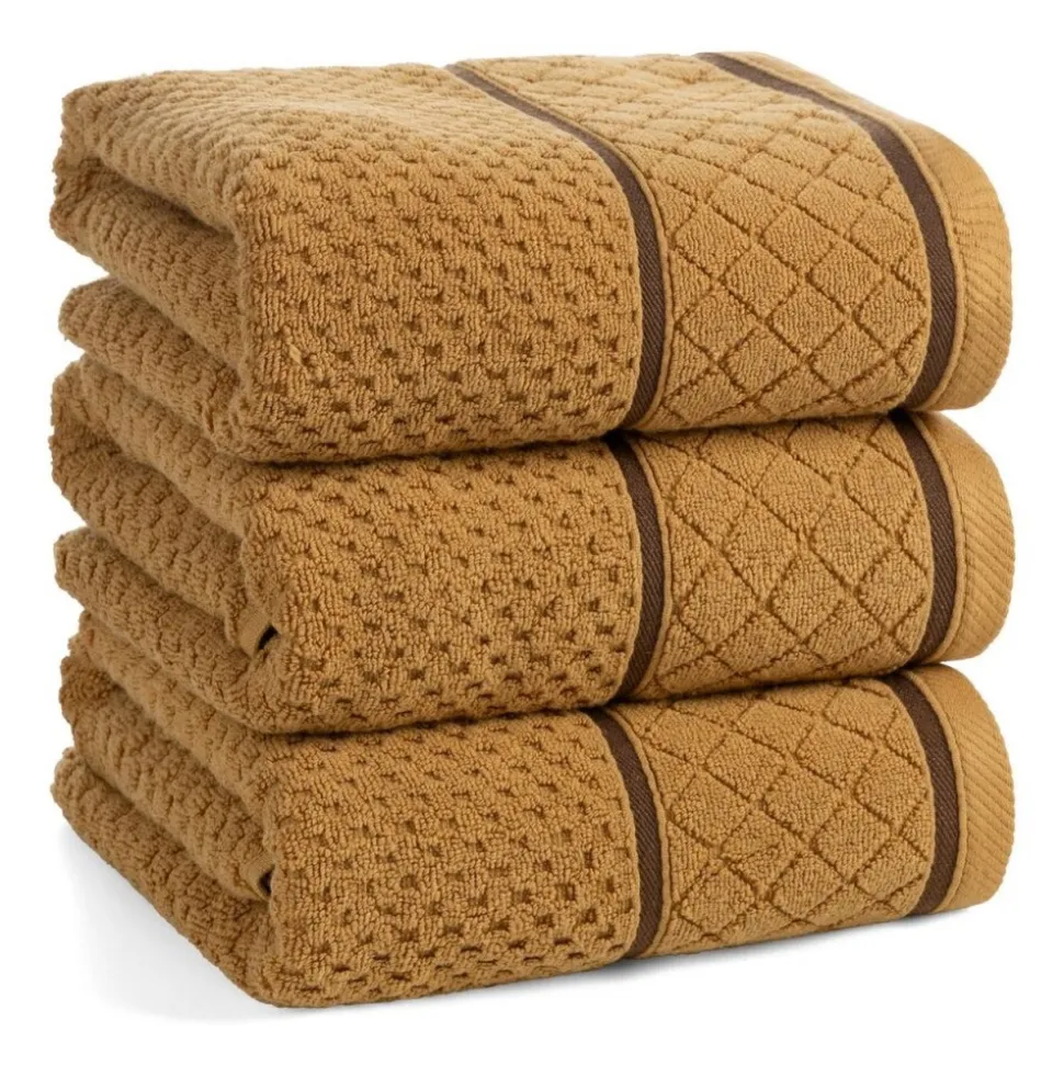 Ręcznik FAVORI bawełna zero twist miód 30x50 cm