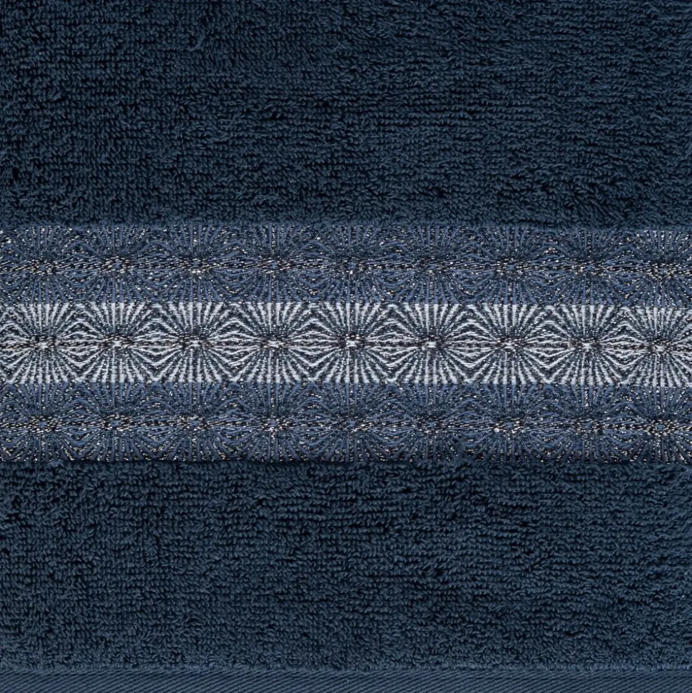 Ręcznik kąpielowy MALIKA 70x140 cm granatowy