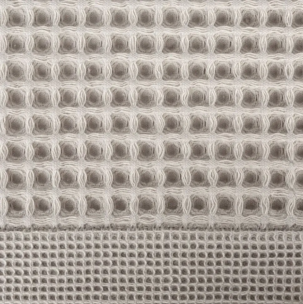 Ręcznik MELO srebrny gofrowa struktura 70x140 cm
