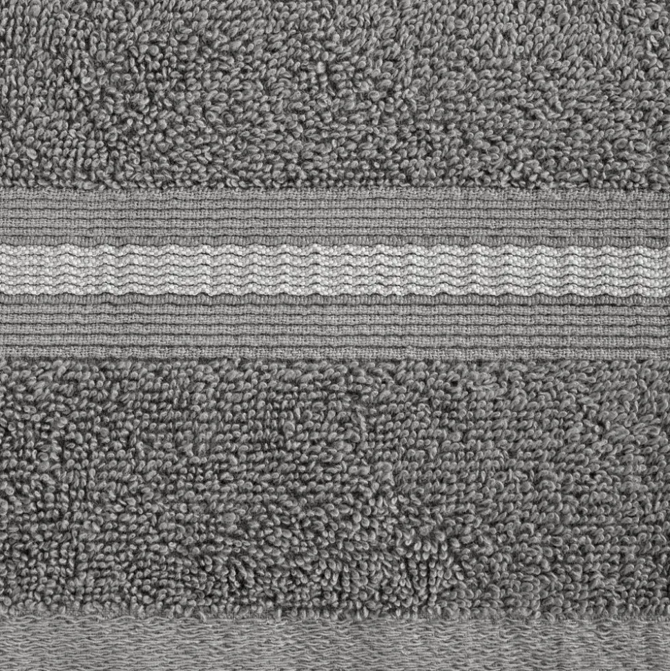 Ręcznik TRIS 50x90 cm stalowy
