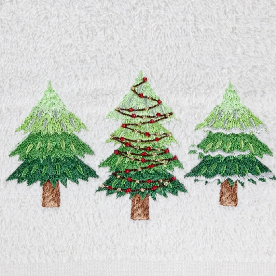 Ręcznik świąteczny SANTA/17 50x90 biały