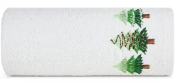 Ręcznik świąteczny SANTA/17 50x90 biały
