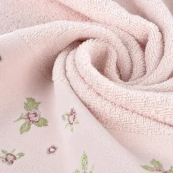 Ręcznik DALIA kwiatowy haft 70x140 cm róż * EUROFIRANY B.B. Choczyńscy Sp.J. Online