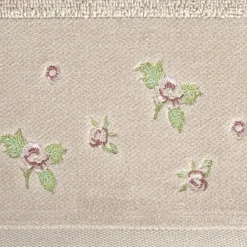 Ręcznik DALIA kwiatowy haft 70x140 cm beż * EUROFIRANY B.B. Choczyńscy Sp.J. Outlet