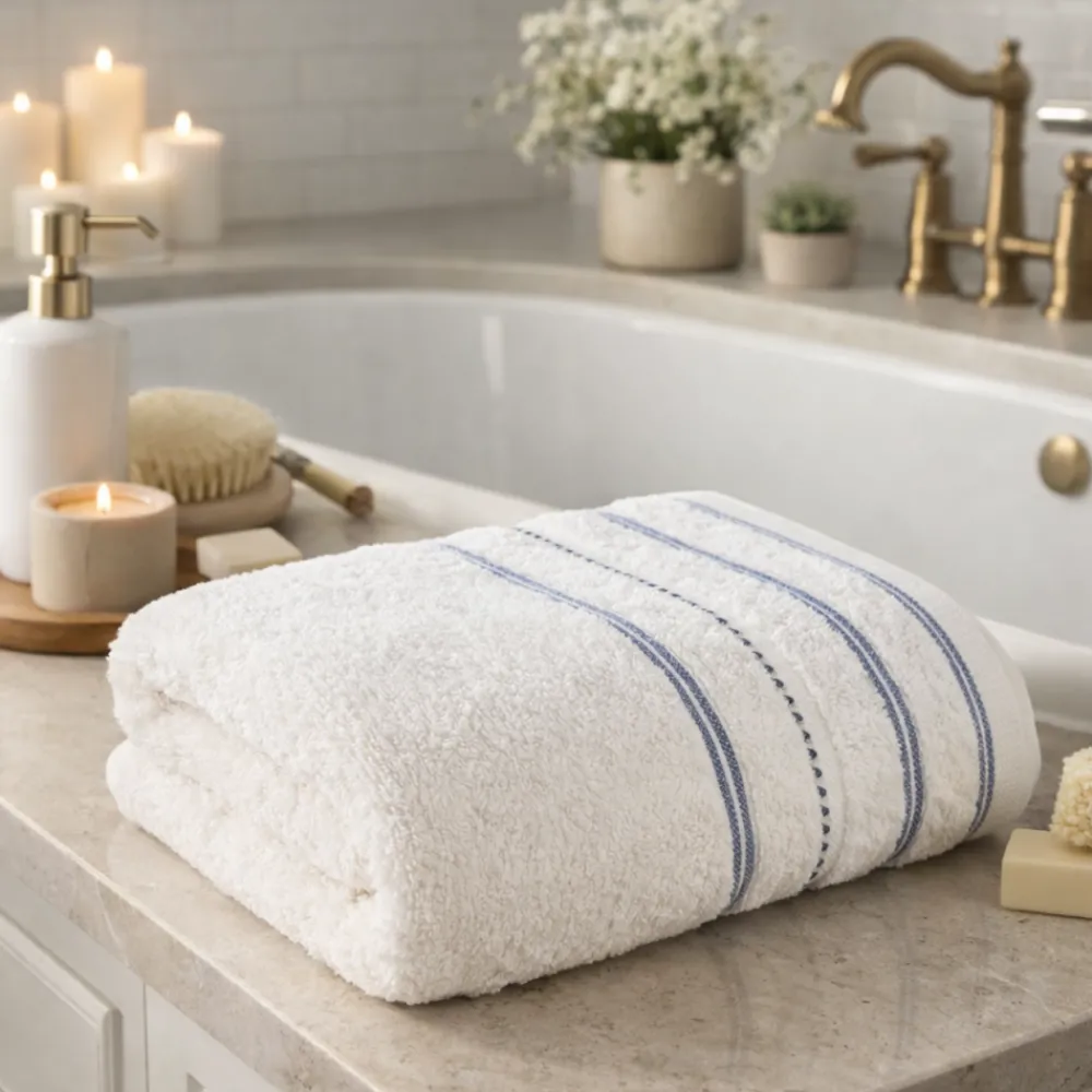 Ręcznik kąpielowy w pasy VENTO krem 50x90 cm * EUROFIRANY B.B. Choczyńscy Sp.J. Outlet