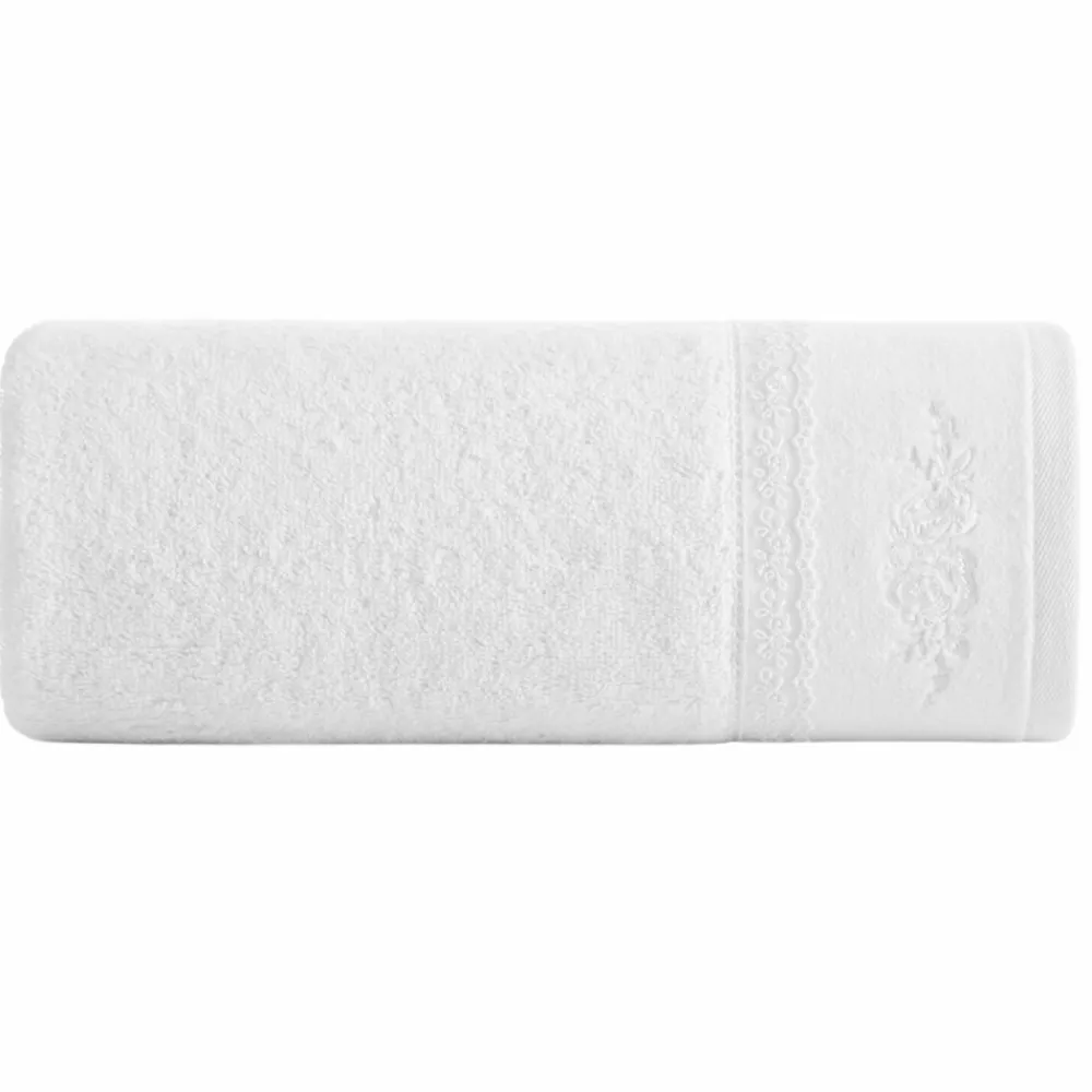 Ręcznik SISI z koronką 50x90 cm biały * EUROFIRANY B.B. Choczyńscy Sp.J.