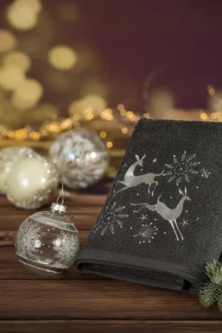 Ręcznik świąteczny SANTA/14 50x90 biały * EUROFIRANY B.B. Choczyńscy Sp.J. Outlet