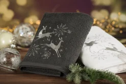 Ręcznik świąteczny SANTA/14 50x90 biały * EUROFIRANY B.B. Choczyńscy Sp.J. Outlet