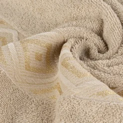 Ręcznik z błyszczącą nicią AZARI 70x140 beż * EUROFIRANY B.B. Choczyńscy Sp.J. Discount
