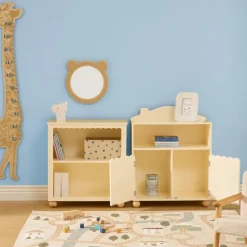 Regał dla dzieci Bouli 75,5 cm beż