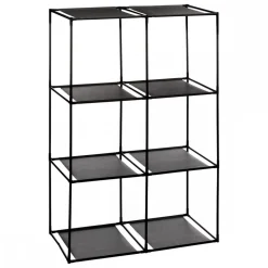 Regał modułowy Cube z 6 pojemnikami