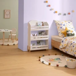 Regał na książki Douceur Organic 100 cm biały