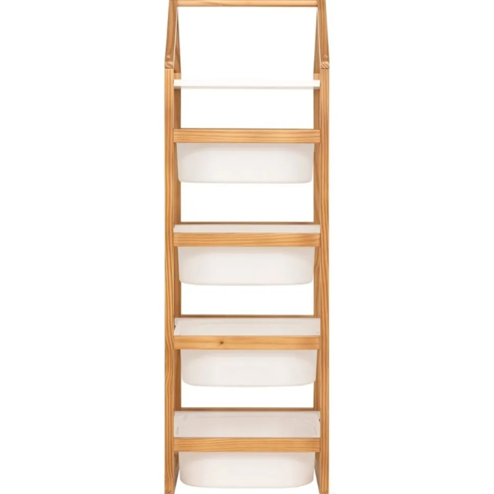 Regał z 4 pojemnikami Bako 94,5 cm