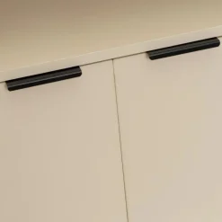 Regał z półkami i zamykanymi szafkami LINORA 59x29x119 cm
