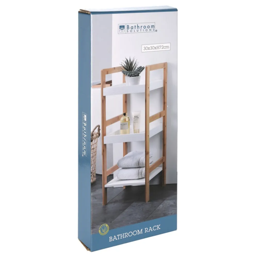 Regał łazienkowy trzypoziomowy 72 cm * Bathroom Solutions Clearance