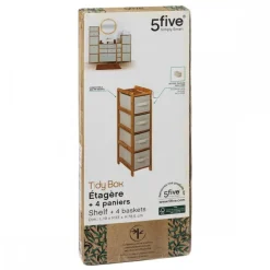 Regał łazienkowy z 4 koszami Tidy Box * 5five Simply Smart Hot