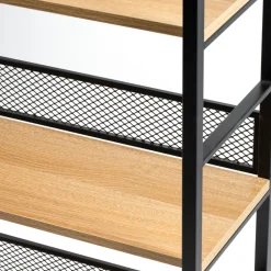 Regał na książki biurowy Arti 6 półek LOFT * HowHomely Outlet