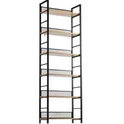 Regał na książki biurowy Arti 6 półek LOFT * HowHomely Outlet
