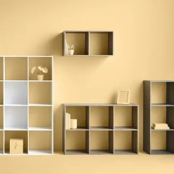 Regał stojący do salonu 3 poziomy szary * 5five Simply Smart Sale