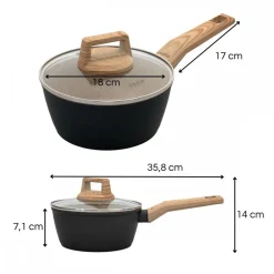 Rondel z pokrywką 18 cm Earth * Estia