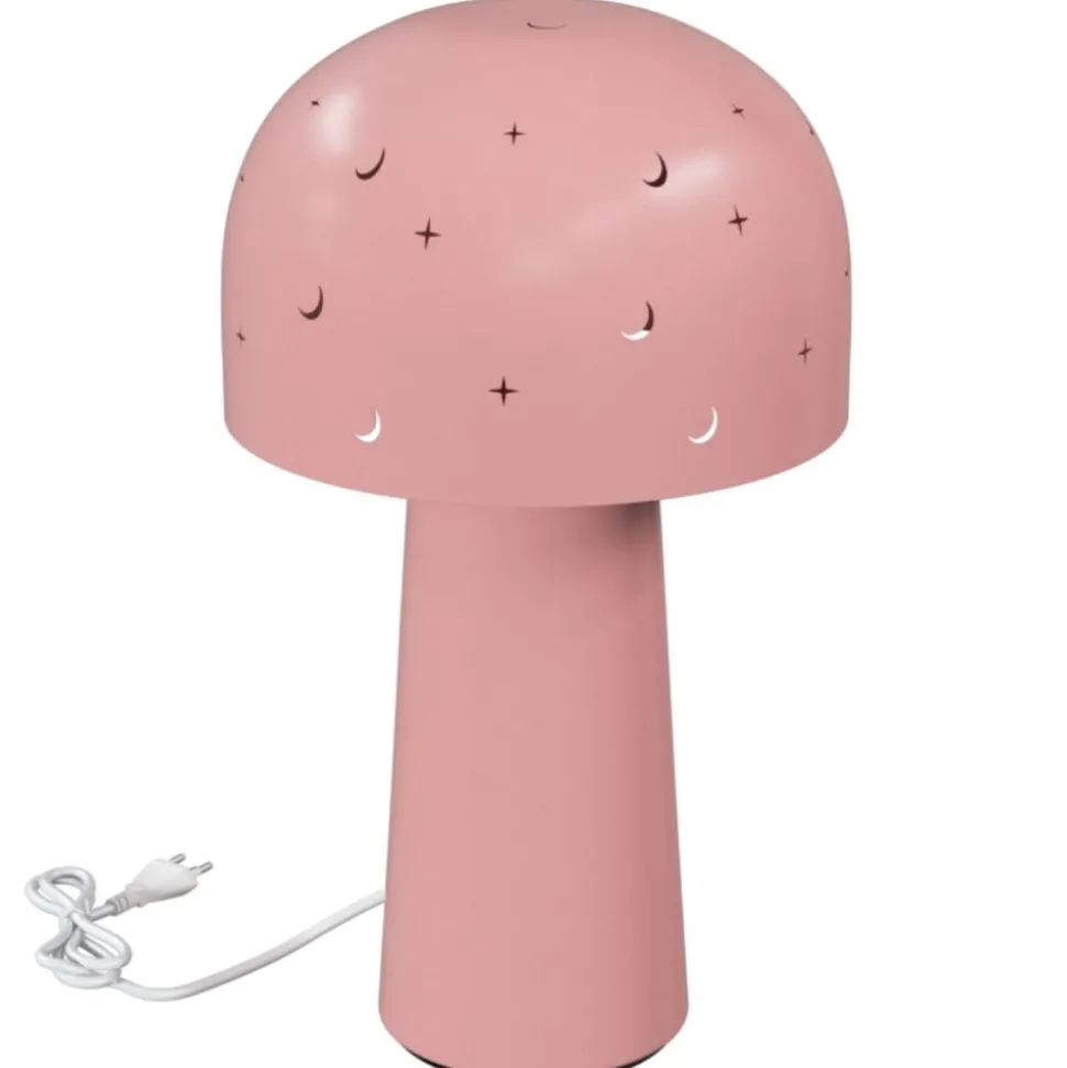 Różowa lampka nocna dla dzieci Starry 27 cm