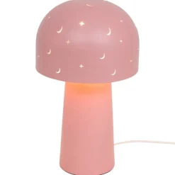 Różowa lampka nocna dla dzieci Starry 27 cm