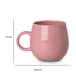 Różowy kubek 480 ml Speckle Pop
