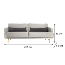 Rozkładana sofa 3 osobowa Jack * Atmosphera Best