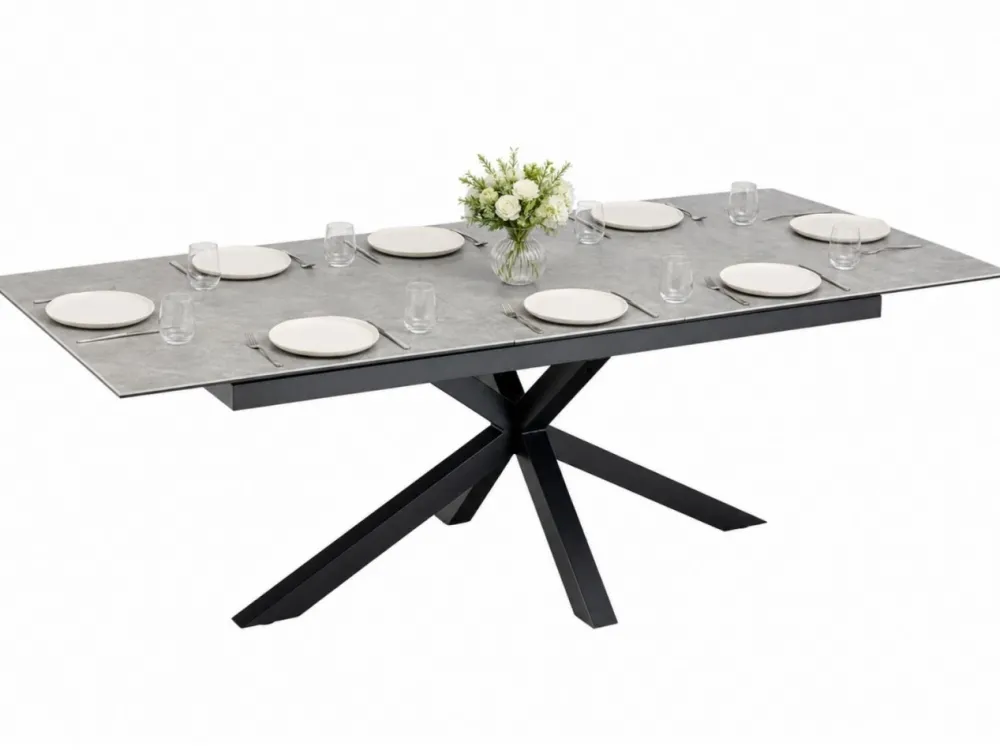 Rozkładany stół Heaven ceramiczny blat szary * Actona