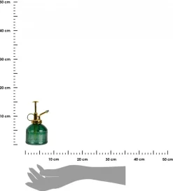 Rozpylacz do wody i perfum zielono złoty