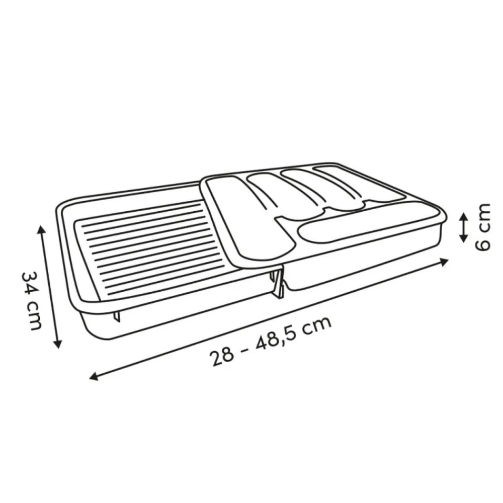 Rozsuwany organizer na sztućce Poly róż * 5five Simply Smart New