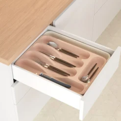 Rozsuwany organizer na sztućce Poly róż * 5five Simply Smart New