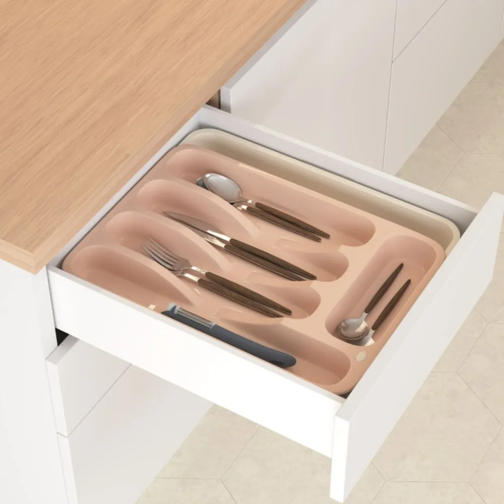 Rozsuwany organizer na sztućce Poly róż * 5five Simply Smart New