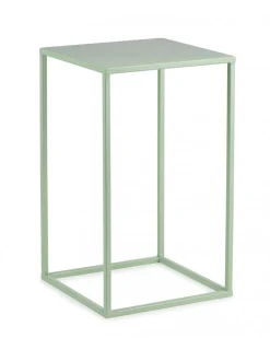 Seledynowy kwietnik stojący 40 cm